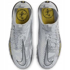 Scarpe da calcio Nike Phantom Gt Scorpion Academy Dynamic Fit Tf Junior DA2289 001 argento argento 1