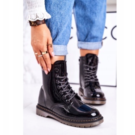 Stivali caldi da donna Stivali laccati Black Thunder nero 1