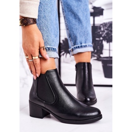 Stivali caldi da donna Stivali Jodhpur con tacco Nero Forevermore 1