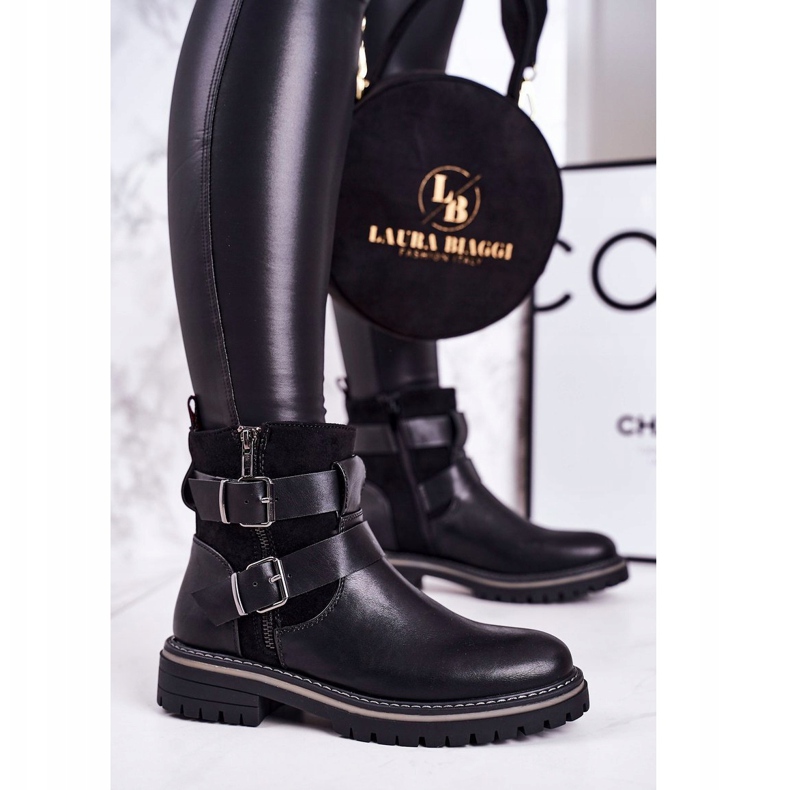 PJ1 Stivali caldi da donna Workers Black Intensity nero 1