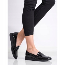 Goodin Mocassini laccati nero 1