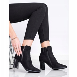 SHELOVET Stivali alla moda con tacco decorativo nero 2