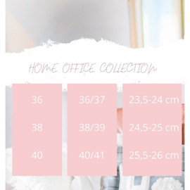 Bona Pantofole Calde Con Un Cuore rosa grigio 1