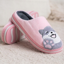 Bona Pantofole Welcome Home rosa grigio 2