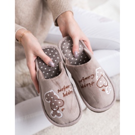 Bona Calde pantofole Happy Comfort beige marrone 2