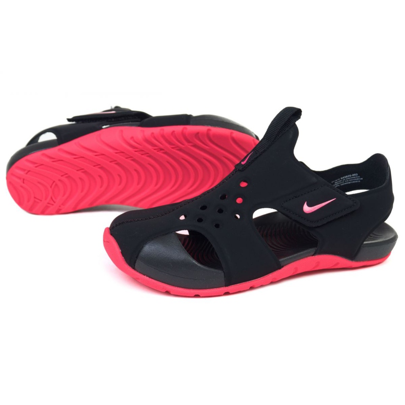 Sandali Nike Sunray Protect 2 (PS) Jr 943826-003 nero rosa 1