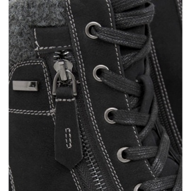 Stivali neri in legno da donna 4058 Black nero 1