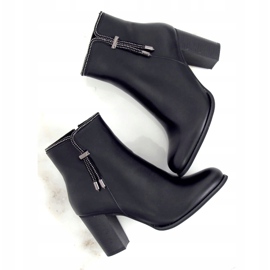 Stivali neri con tacco alto Z145 Black nero 1
