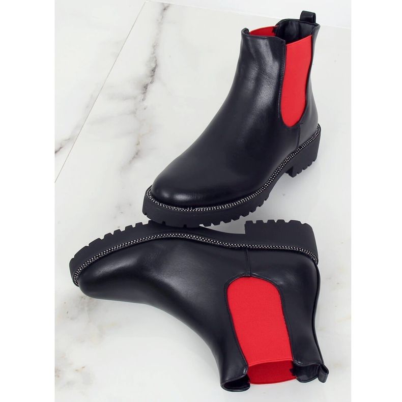 Stivaletti Chelsea neri da donna 15602-9 Nero 1