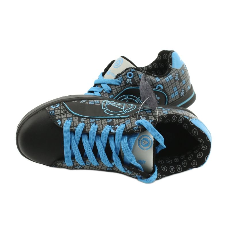 Sneakers sportive McArthur 13-bk nere nero blu grigio 4