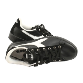 Sneakers Sportive da Uomo Diadora 155147 bianca nero 4