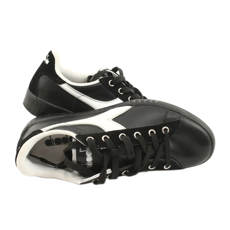 Sneakers Sportive da Uomo Diadora 155147 bianco nero 4
