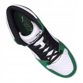 Puma Rebound LayUp Sd M 370219-05 bianco nero verde 2