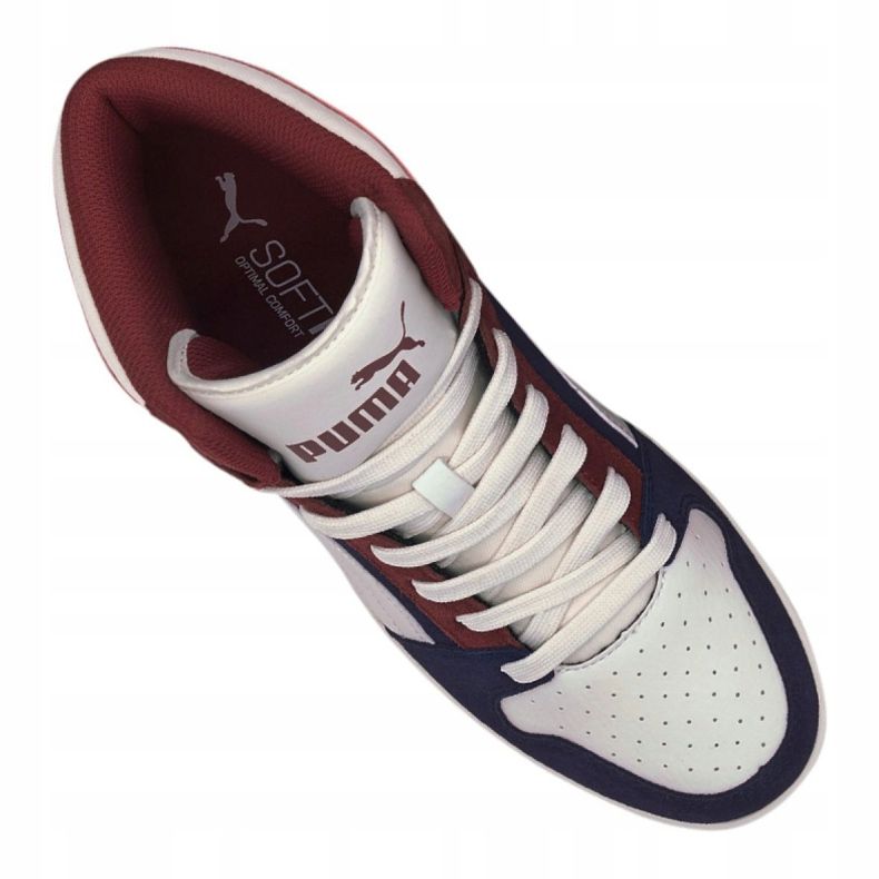Puma Rebound LayUp Sd M 370219-04 bianca nero rosso multicolore 2