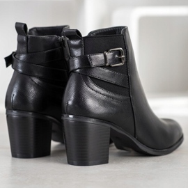 Ideal Shoes Stivali neri casuali nero 1