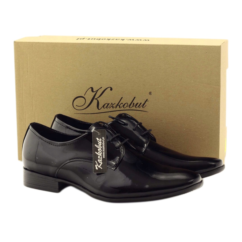 Scarpe classiche da uomo Kazkobut 2620 nere nero 4