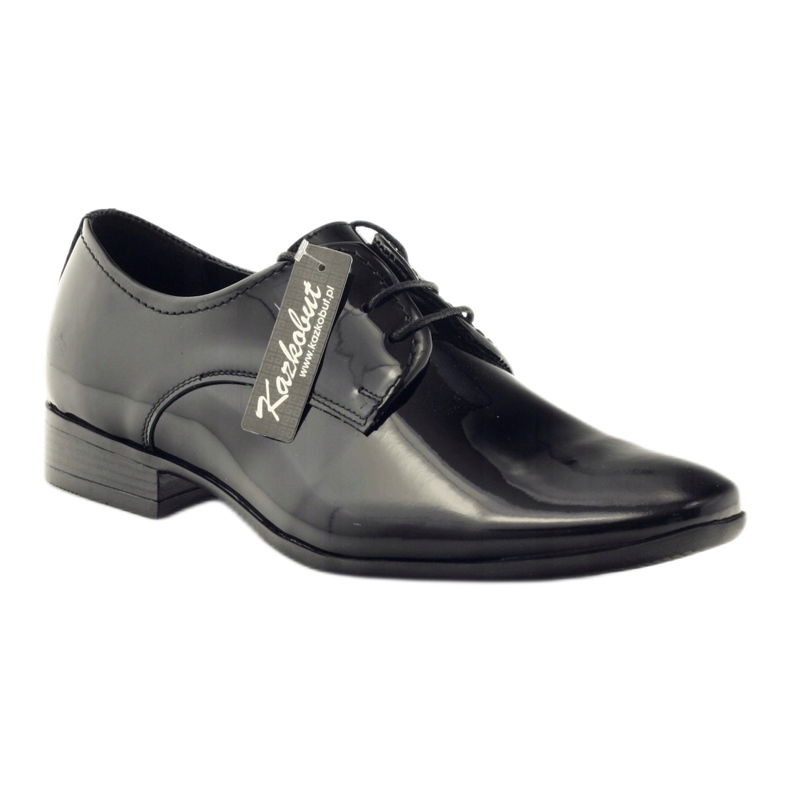 Scarpe classiche da uomo Kazkobut 2620 nere nero 1