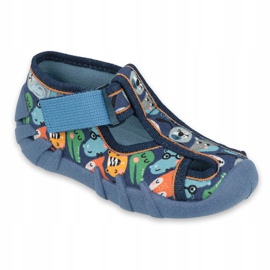 Scarpe per bambini Befado 190P101 blu navy blu multicolore verde 1