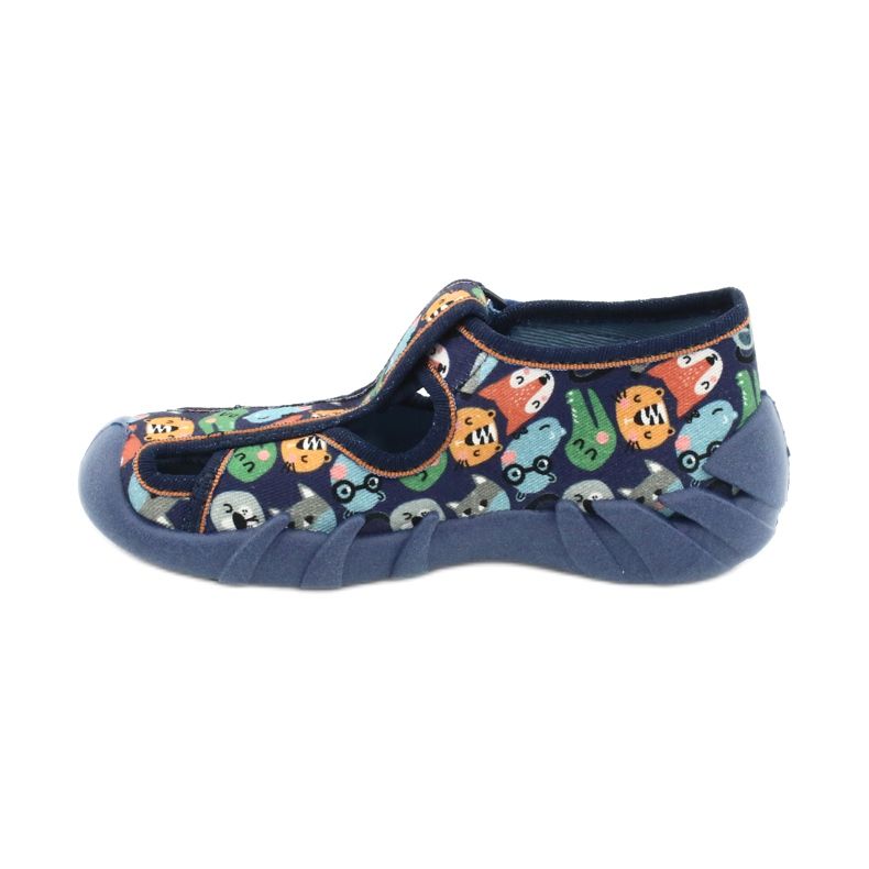 Scarpe per bambini Befado 190P101 blu navy blu multicolore verde 2