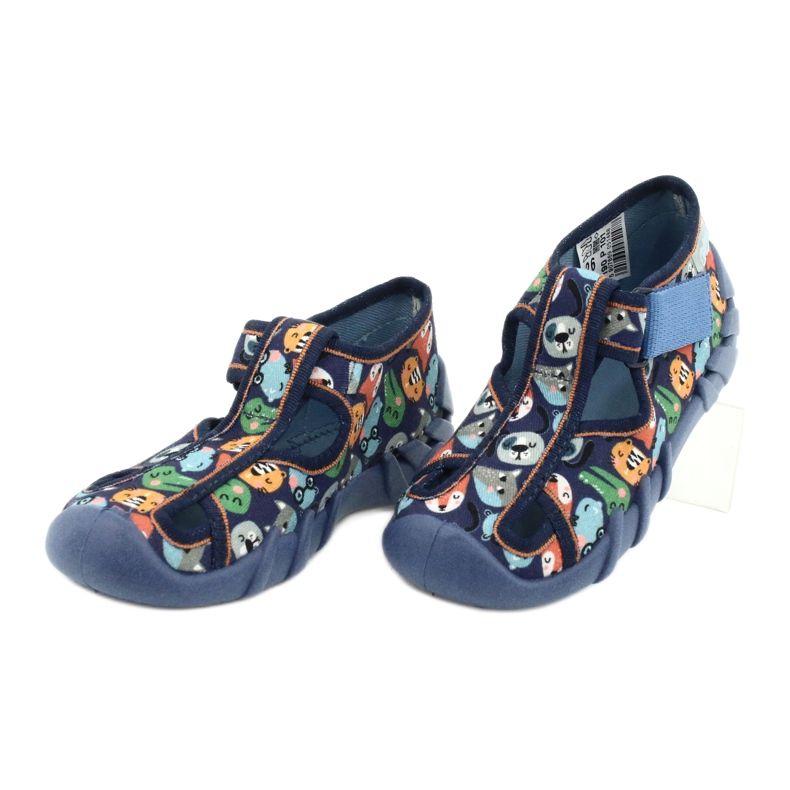 Scarpe per bambini Befado 190P101 blu navy blu multicolore verde 3