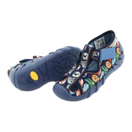 Scarpe per bambini Befado 190P101 blu navy blu multicolore verde 4