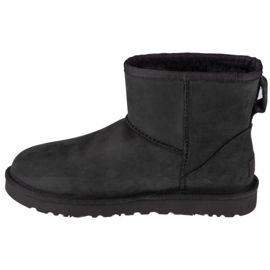 Stivali Ugg W Classic Mini Pelle W 1016558-BLK nero 1