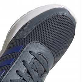 Adidas Tensaur Run K grigio FV9444 scarpe da bambino blu verde 3