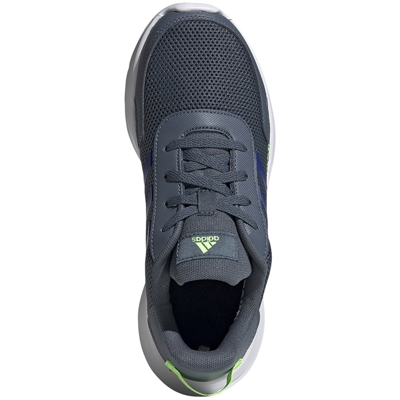 Adidas Tensaur Run K grigio FV9444 scarpe da bambino blu verde 1