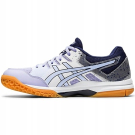 Scarpe pallavolo donna Asics Gel Rocket 9 bianco-viola 1072A034 103 1