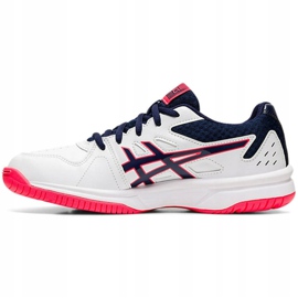 Scarpe da donna Asics Court Slide bianco-navy-rosa 1042A030 112 blu navy 1