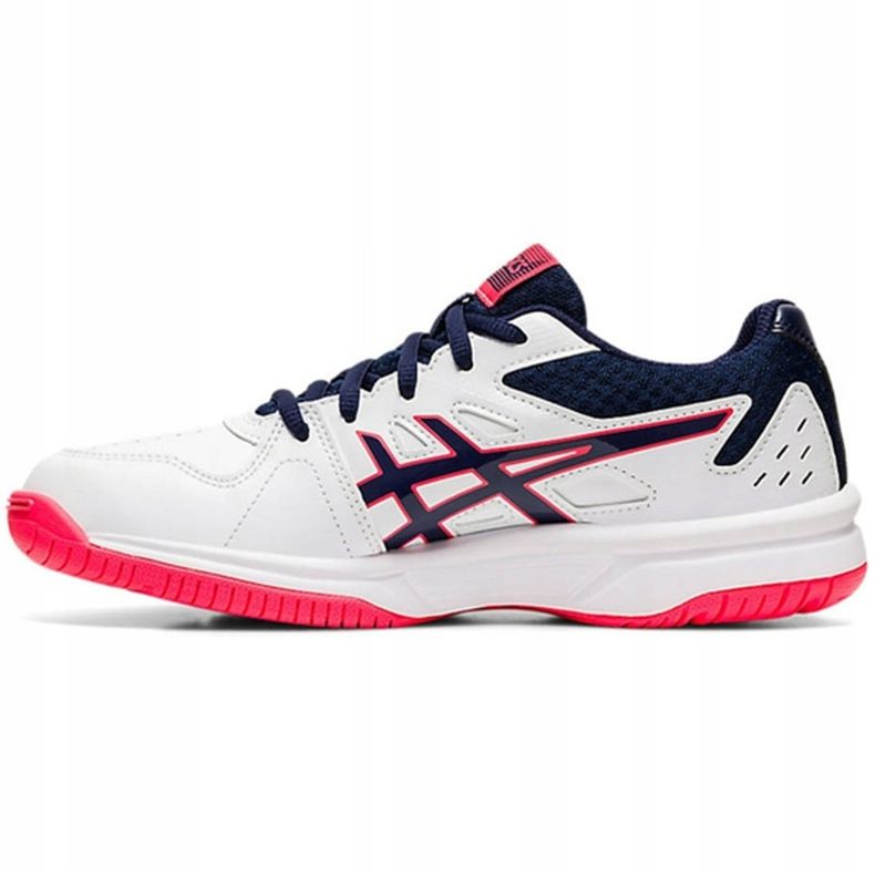 Scarpe da donna Asics Court Slide bianco-navy-rosa 1042A030 112 blu navy 1