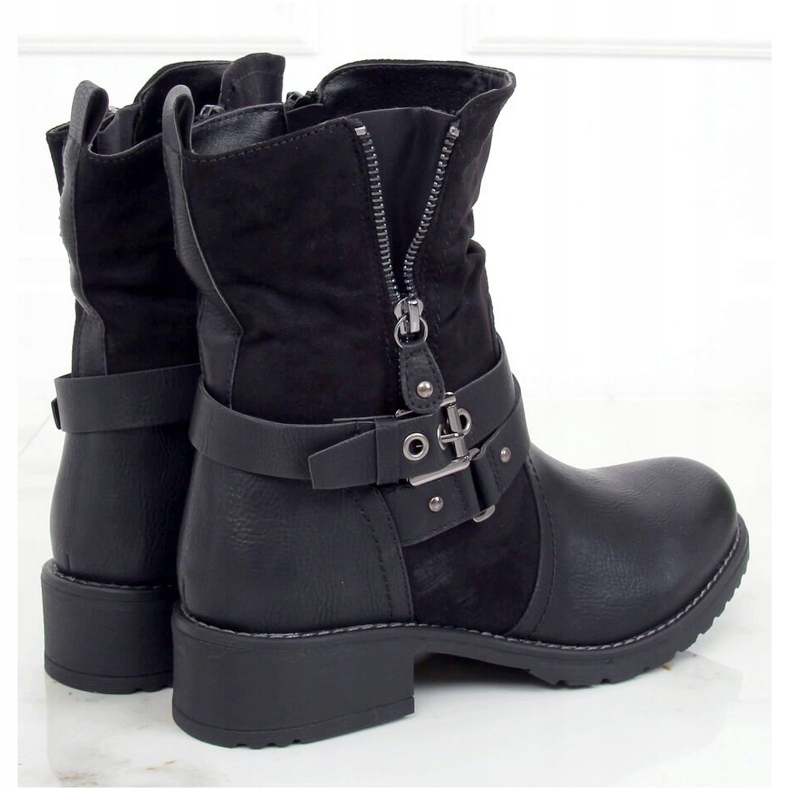 Stivali neri da donna neri 8056 Black nero 1