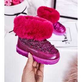 Doposci Bambino Con Pelliccia Fucsia Nicola rosa 1