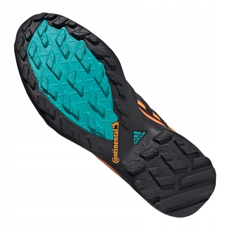 Scarpe Adidas Terrex Swift R2 Mid Gtx M FV6840 nero arancia grigio verde 1