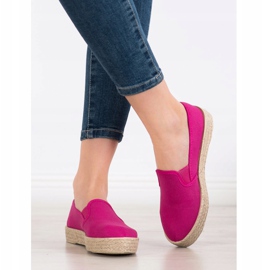 SHELOVET Espadrillas Fucsia rosa 1