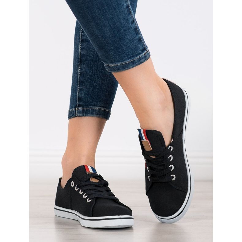 SHELOVET Scarpe da ginnastica nere nero 1