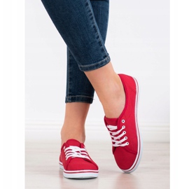 SHELOVET Scarpe da ginnastica rosse rosso 1