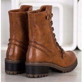 Super Mode Lavoratori marroni con lacci marrone 1