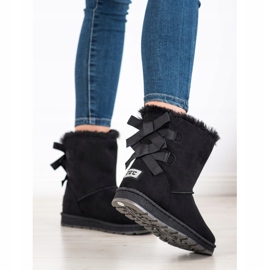 Bona Mukluki nero con fiocchi 1