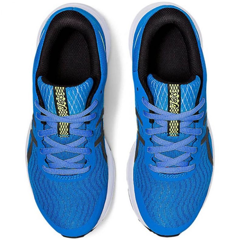 Asics Patriot 12 Gs Jr 1014A139 401 scarpe da corsa nero blu 1
