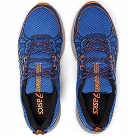 Uomo Asics Gel Venture 7 scarpe da corsa blu-arancio 1011A560 400 1