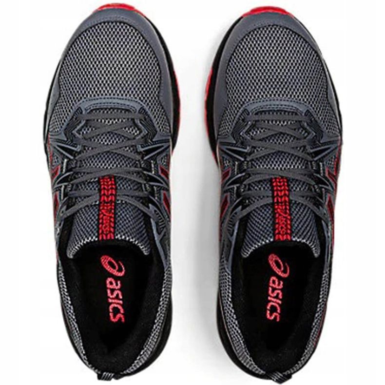Scarpe da corsa da uomo Asics Gel Venture 8 grigio-rosso 1011A824 020 1