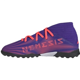 Scarpe da calcio Adidas Nemeziz.3 Tf Jr EH0576 arancione, viola, rosa viola 2