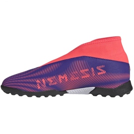 Scarpe da calcio Adidas Nemeziz.3 Ll Tf Jr EH0584 arancione, viola, rosa viola 2