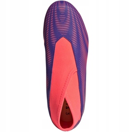 Scarpe da calcio Adidas Nemeziz.3 Ll Fg Jr EH0583 arancione, viola, rosa viola 1
