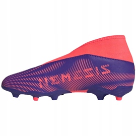 Scarpe da calcio Adidas Nemeziz.3 Ll Fg Jr EH0583 arancione, viola, rosa viola 2