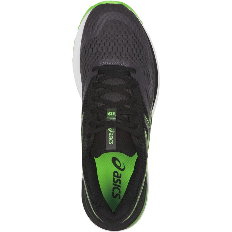 Asics Gel Pulse 10 1011A007-021 scarpe da corsa da uomo nero verde 1