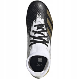 Scarpe da calcio Adidas Predator 20.3 Fg Junior FW9215 bianca bianca 1