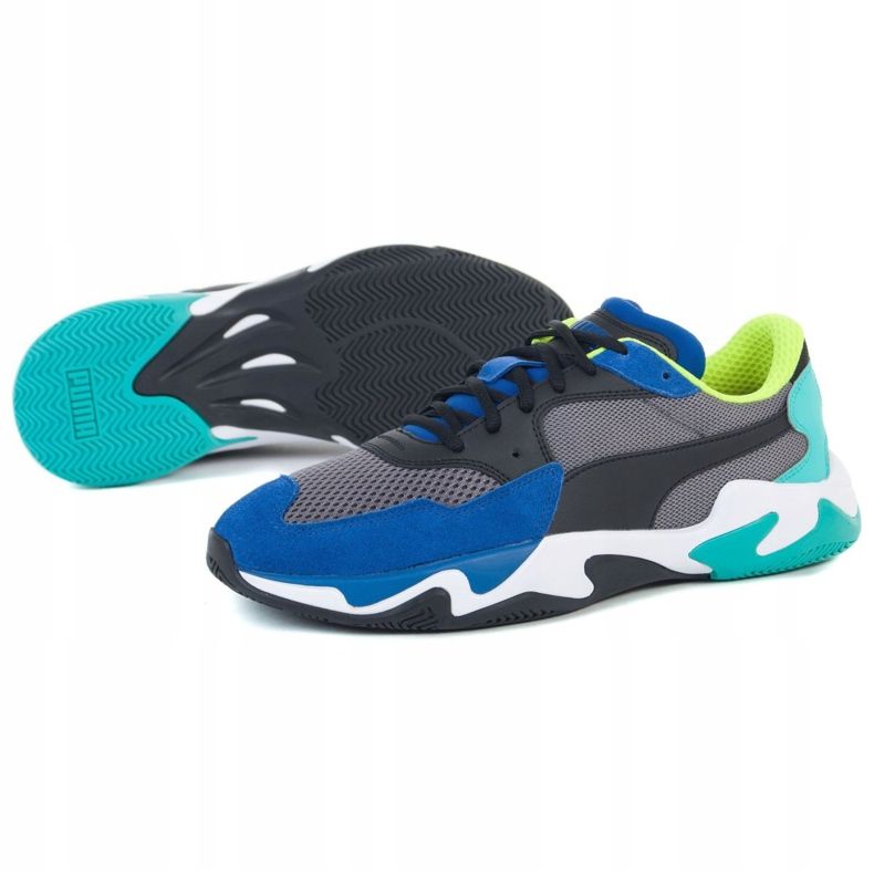 Puma Storm Origin M 369770 01 scarpe blu grigio multicolore 1