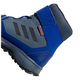 Adidas Terrex Snow Cf Cp Cw Jr G26579 scarpe nero blu grigio 2